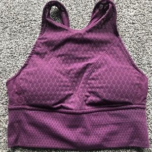 Lululemon high neck long line bra sz 4
